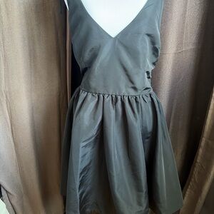 Old Navy Black V-Neck Mini Dress